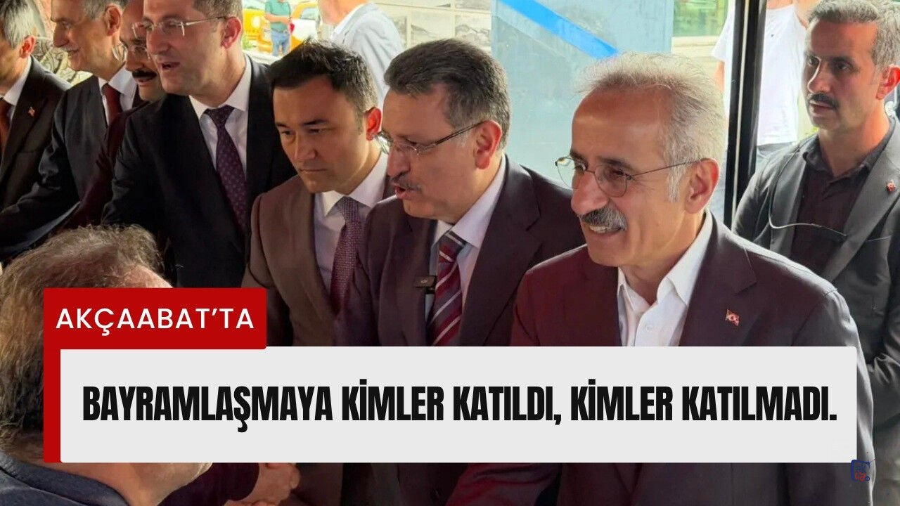 Bayramlaşmaya kimler katıldı, kimler katılmadı.