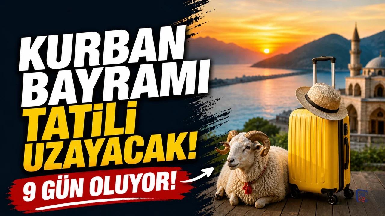 Kurban Bayramı tatili uzayacak! 9 gün oluyor