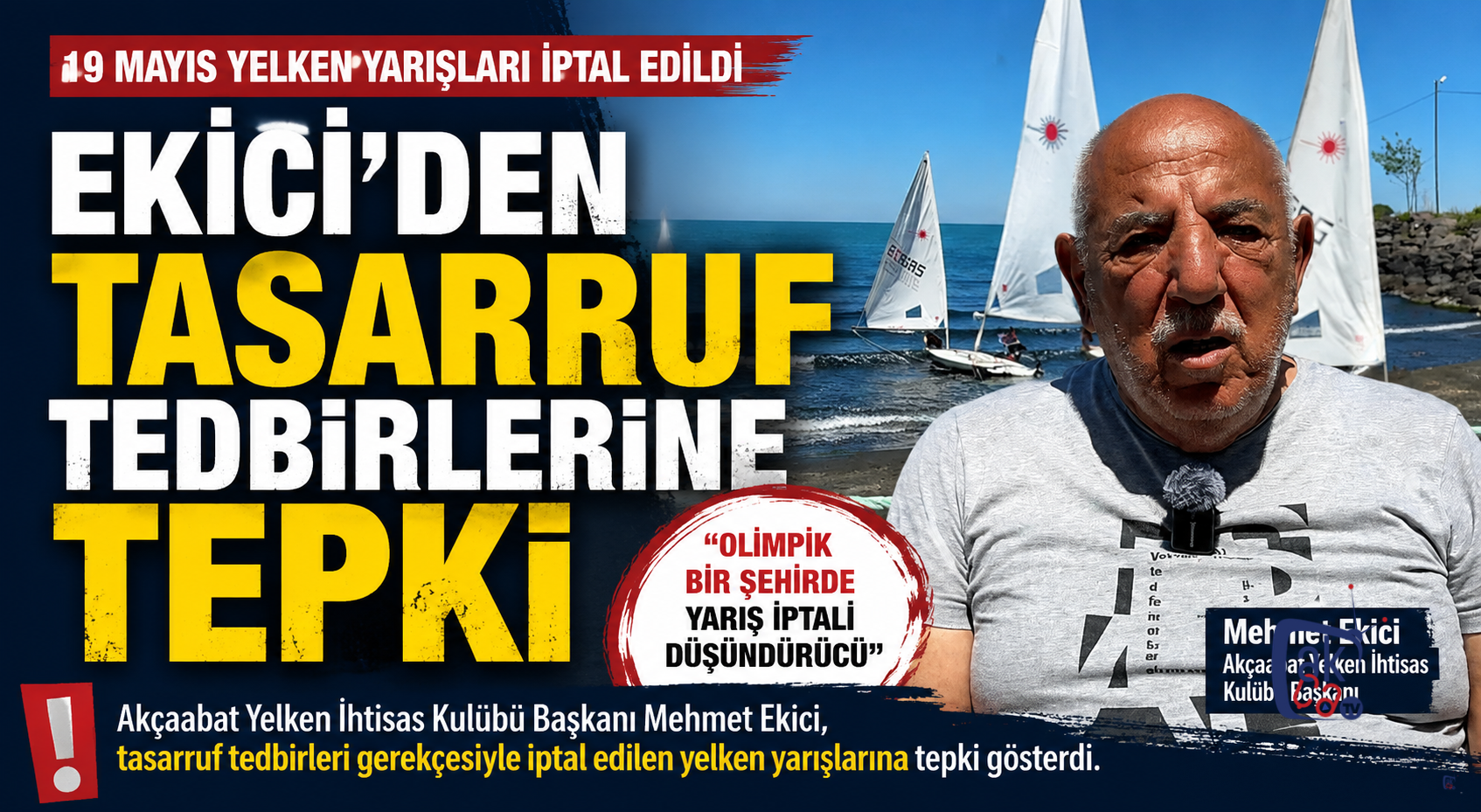 Ekici’den Tasarruf Tedbirlerine Tepki