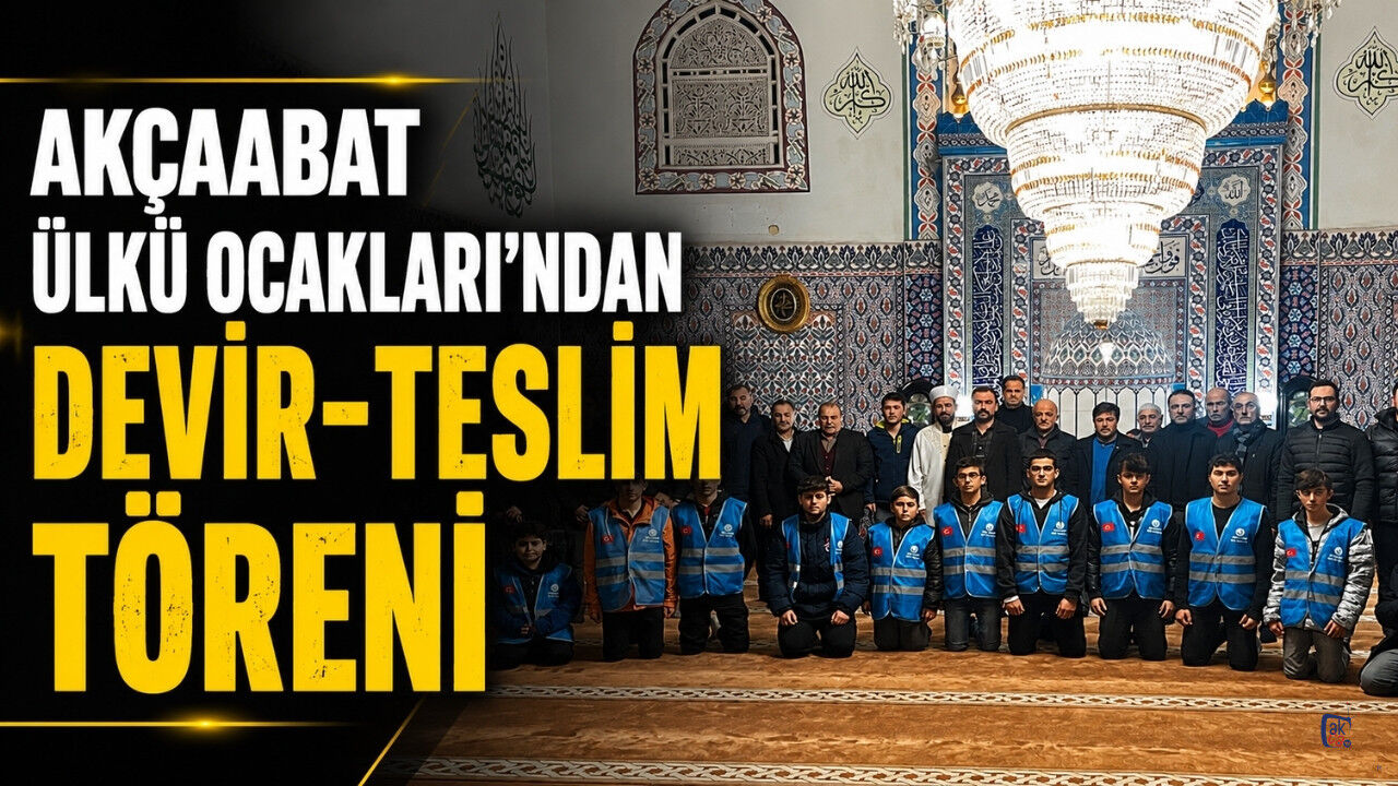AKÇAABAT ÜLKÜ OCAKLARI'NDA DEVİR - TESLİM TÖRENİ