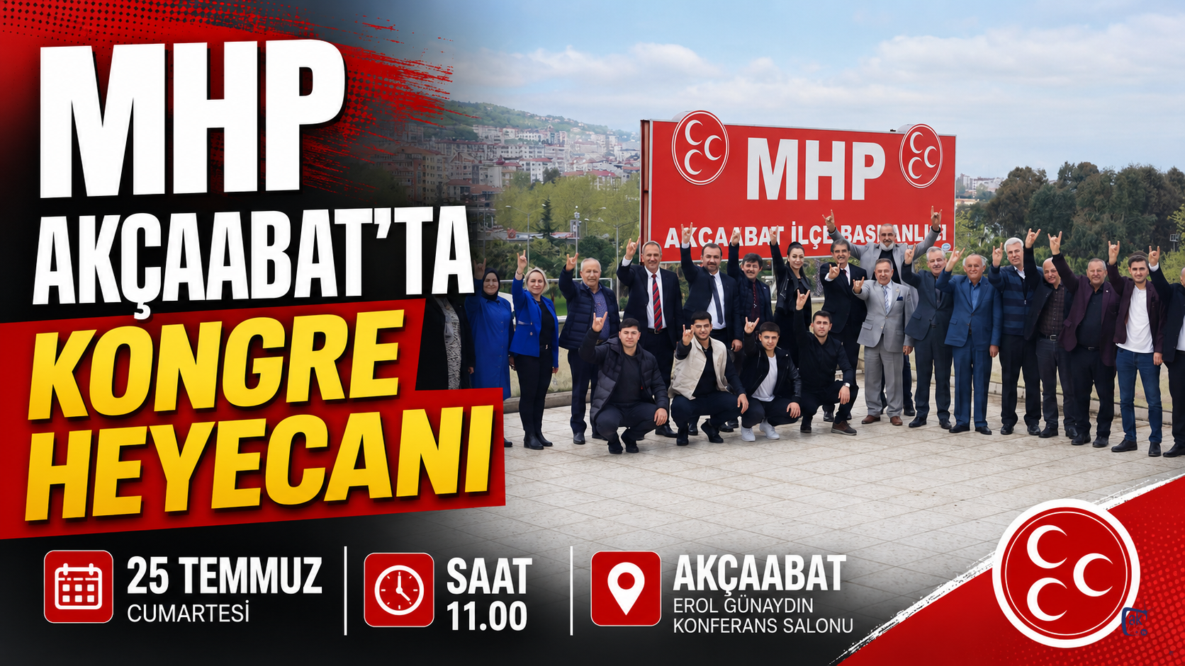 MHP'DE KONGRE HEYECANI