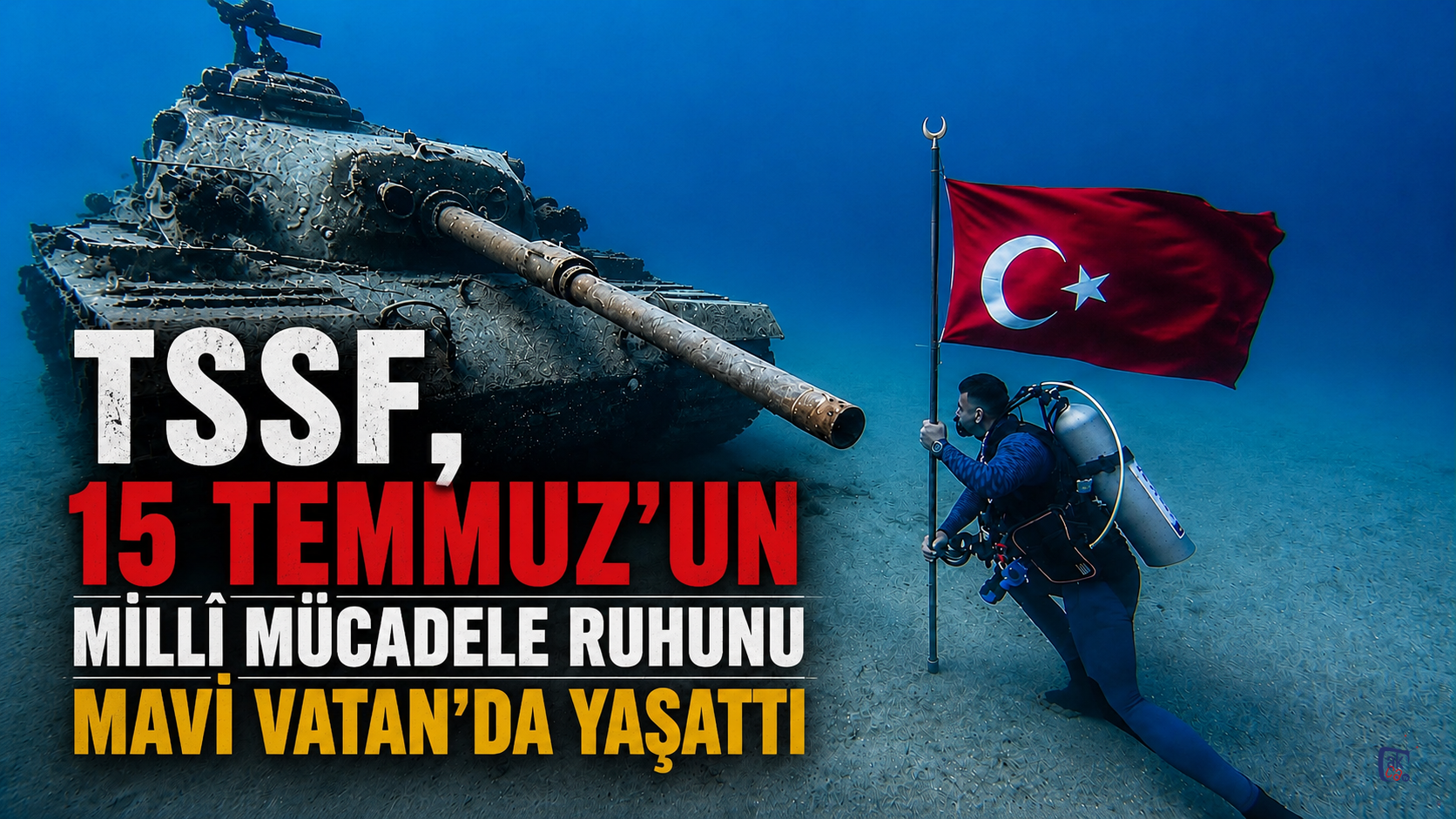 TSSF, 15 Temmuz’un Millî Mücadele Ruhunu Mavi Vatan’da Yaşattı