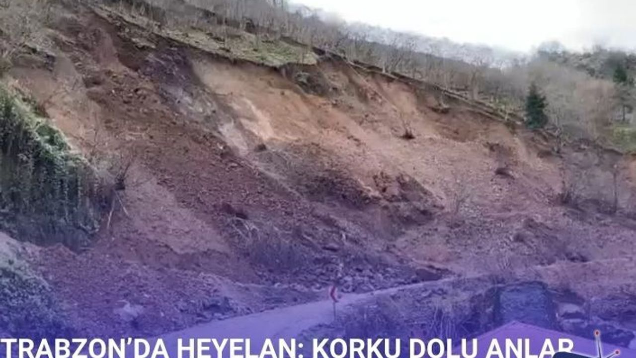 TRABZON’DA HEYELAN: KORKU DOLU ANLAR KAMERADA