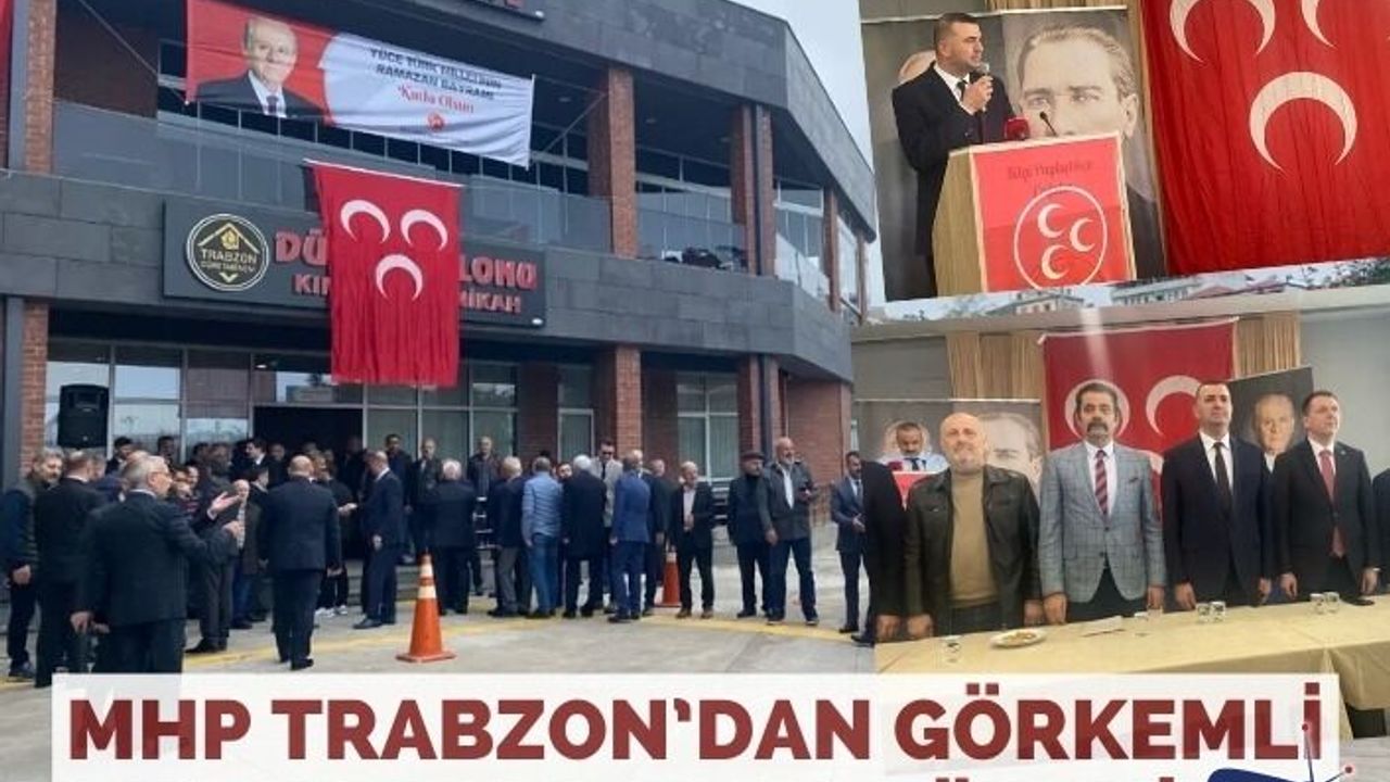 MHP Trabzon’dan görkemli bayramlaşma töreni