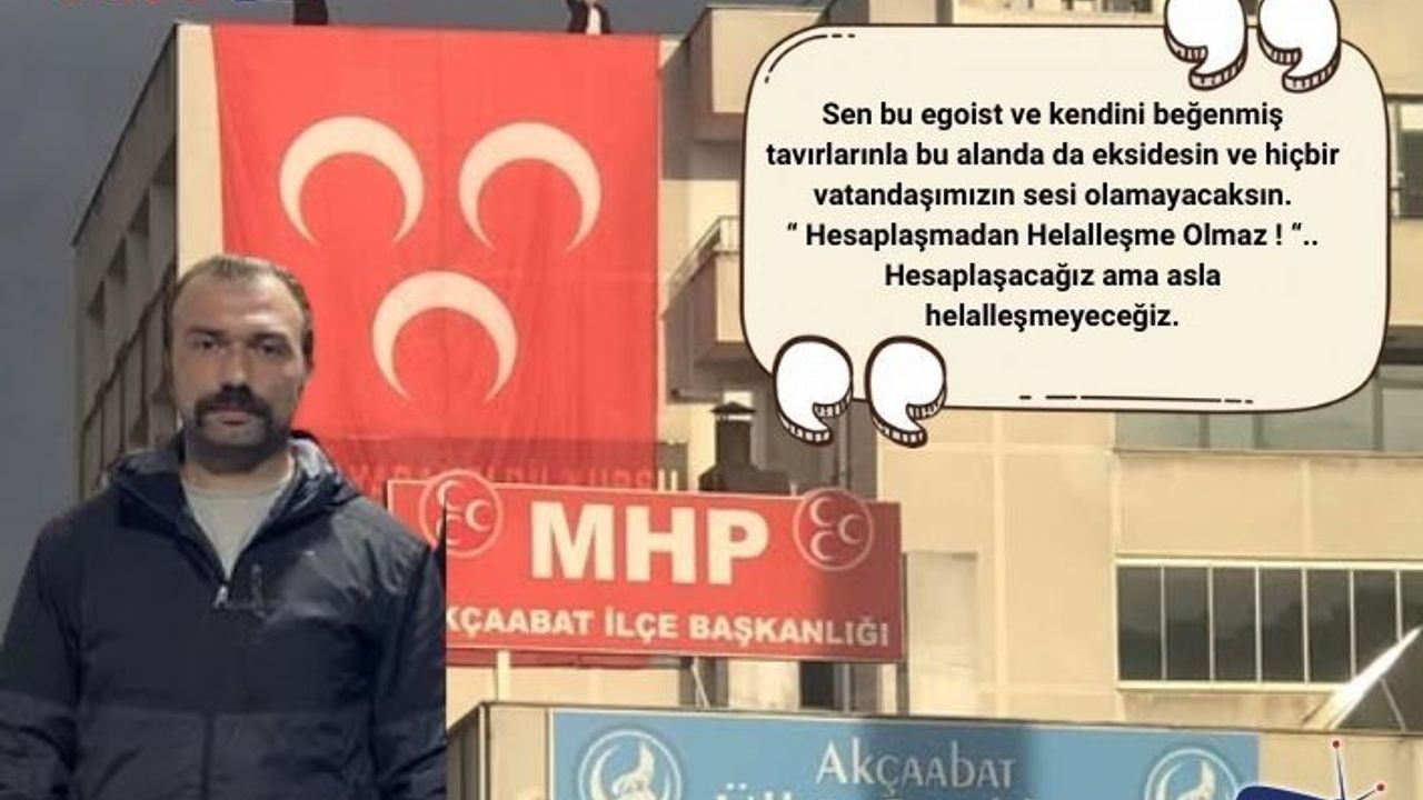 Ülkü Ocakları'ndan CHP İlçe Başkanı’na:  TAHSİLLİ KÖR-OĞLU