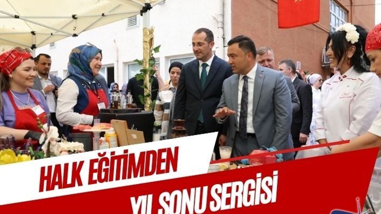 Akçaabat Halk Eğitim Merkezi’nin Yıl Sonu Sergisi Yoğun İlgi Gördü