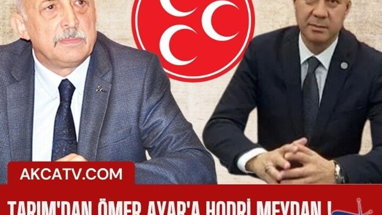 Tarım'dan Ömer Ayar'a hodri meydan !