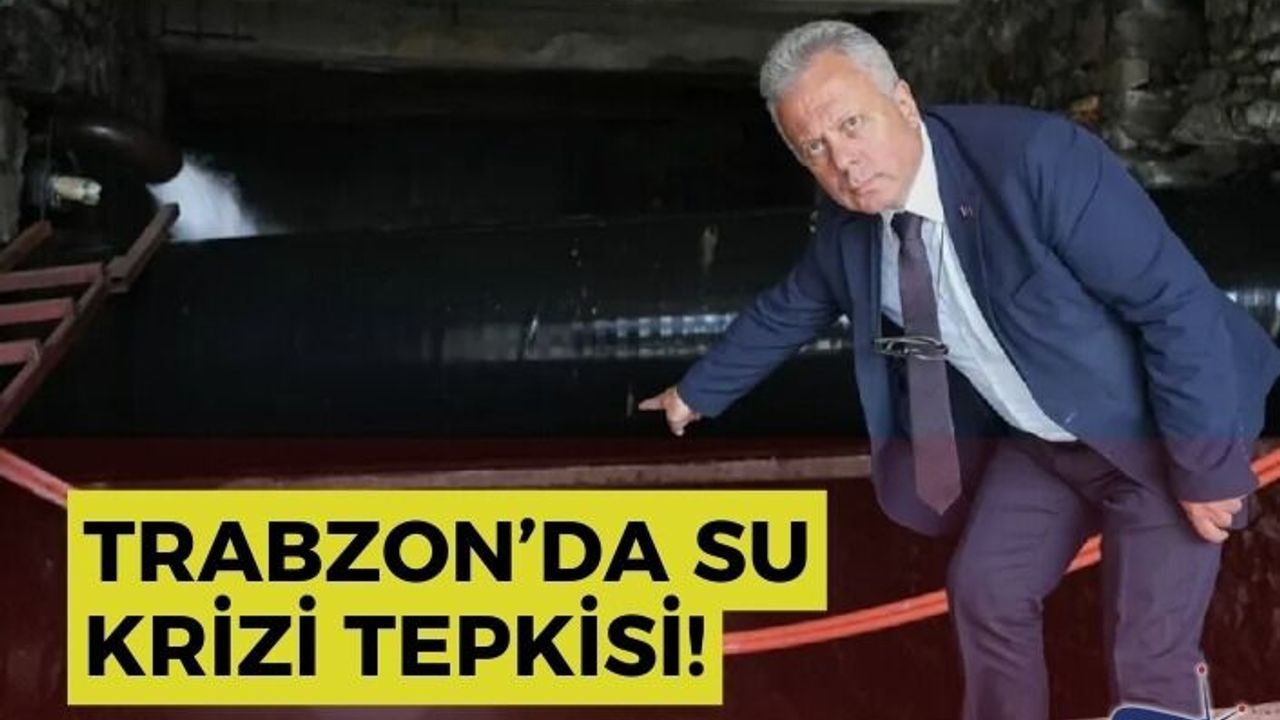 Trabzon’da Su Krizi Tepkisi! Tonlarca Depo Suyu Neden Boşaltılıyor?