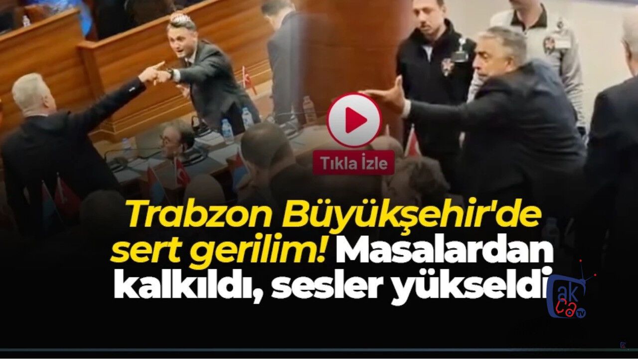 Trabzon Büyükşehir'de sert gerilim!