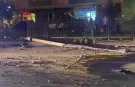 Akçaabat’ta kaçan sürücü geride hasarlı araçlar bıraktı