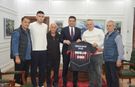SEBAT İDMAN YURDU’NDAN AKÇAABAT KAYMAKAMI ABDULLAH ŞAHİN’E ZİYARET