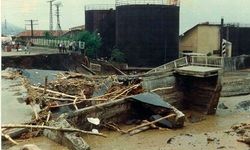Akçaabat Sel Fotoğrafları - 1990