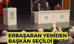 ERBAŞARAN YENİDEN BAŞKAN SEÇİLDİ