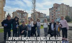 AK Parti Akçaabat Gençlik Kolları çocukların mutluluğuna ortak oldu