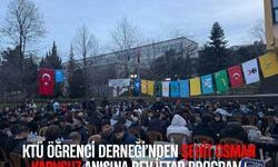 KTÜ Öğrenci Derneği’nden Şehit Osman Kapusuz Anısına Dev İftar Programı