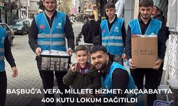 Başbuğ’a Vefa, Millete Hizmet: Akçaabat’ta 400 Kutu Lokum Dağıtıldı