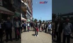 İmamoğlu pankartı ilçesinde indirildi.