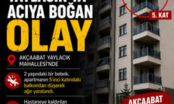 Akçaabat Yaylacık'ta acıya boğan olay