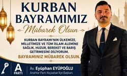Anahtar Parti Akçaabat İlçe Başkanı Eyüphan Eyüpoğlu'nun Kurban Bayram mesajı