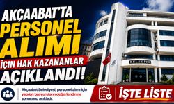 Akçaabat’ta personel alımı için hak kazananlar açıklandı: İşte liste
