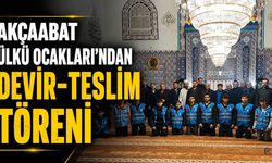AKÇAABAT ÜLKÜ OCAKLARI'NDA DEVİR - TESLİM TÖRENİ
