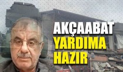 Akçaabat deprem yardımı organizasyonu