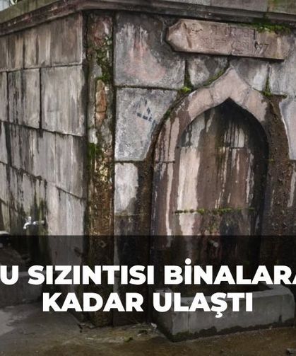 Su Sızıntısı Binalara Ulaştı