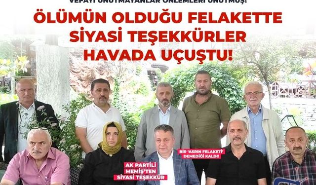 Teşekkürler havada uçuştu!