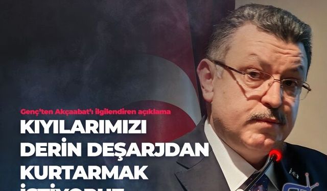 Kıyılarımızı derin deşarjdan kurtarmak istiyoruz
