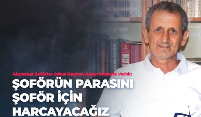 ''Şoförlerden Toplanan Aidatlar Yine Şoförler İçin Kullanılacak''