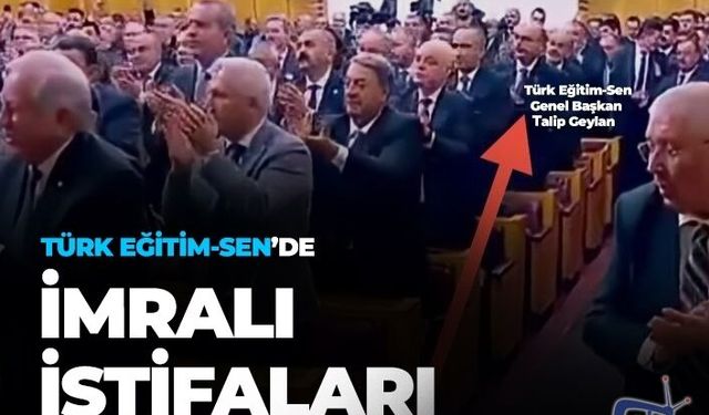 Türk Eğitim-Sen'de İmralı istifaları!