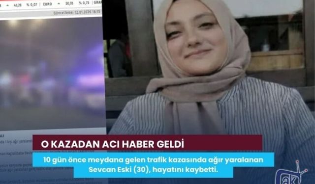 O KAZADAN ACI HABER GELDİ