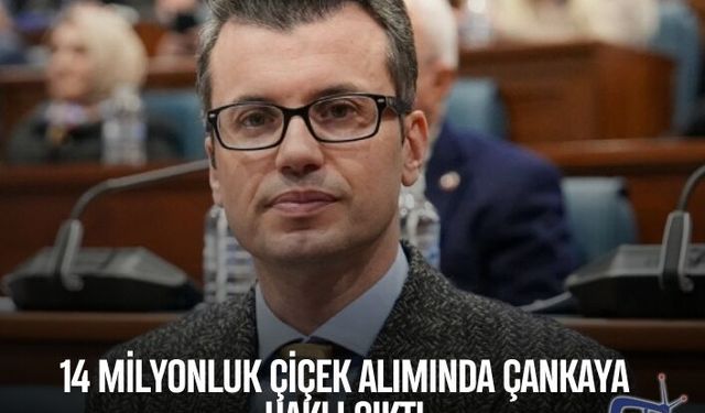 14 milyonluk çiçek alımında Çankaya haklı çıktı