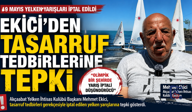 Ekici’den Tasarruf Tedbirlerine Tepki