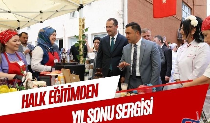 Akçaabat Halk Eğitim Merkezi’nin Yıl Sonu Sergisi Yoğun İlgi Gördü
