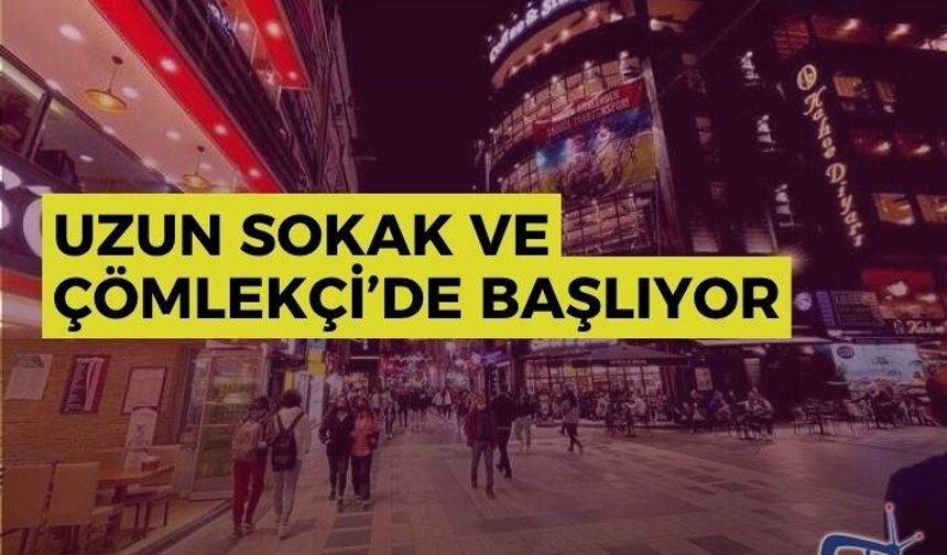 Uzun Sokak ve Çömlekçi’de Cephe Sağlıklaştırma Projesi Başlıyor
