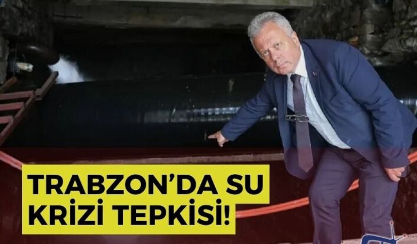 Trabzon’da Su Krizi Tepkisi! Tonlarca Depo Suyu Neden Boşaltılıyor?