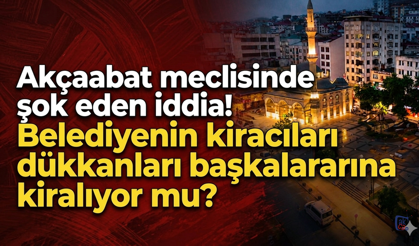 Meclis üyesinden şok eden iddia! Belediyenin kiracıları dükkanları başkalarına mı kiralıyor?