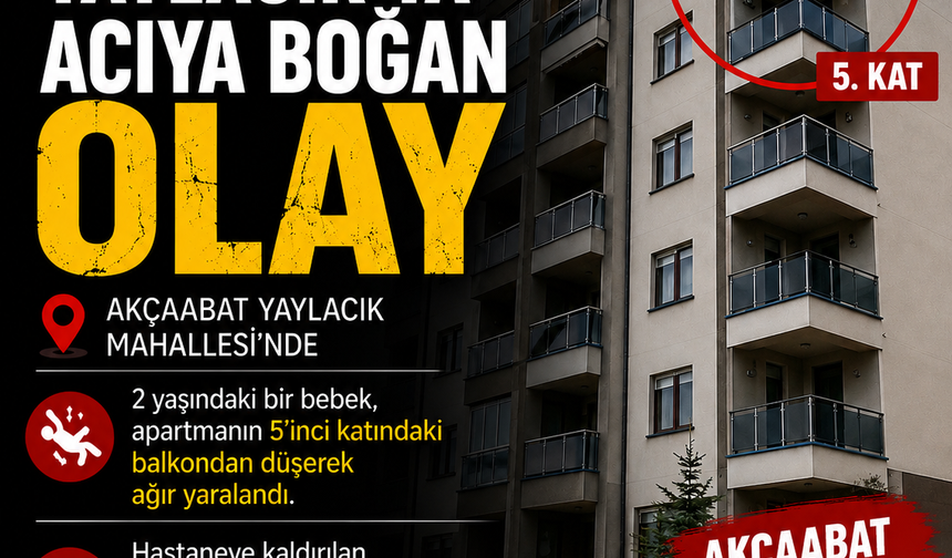 Akçaabat Yaylacık'ta acıya boğan olay