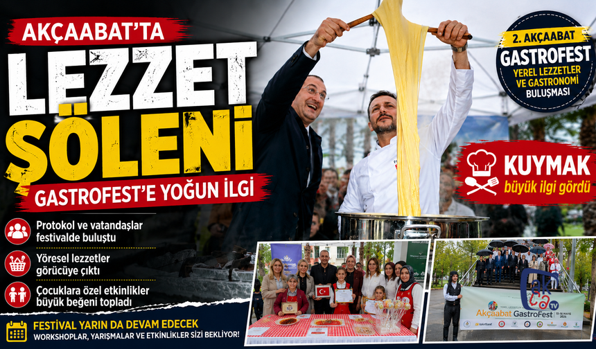 Akçaabat'ta lezzet şöleni ..