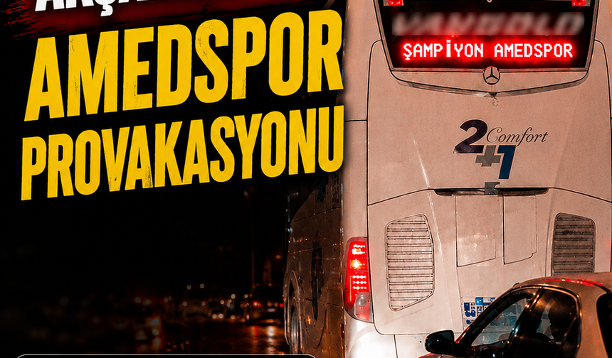 Akçaabat'ta “Amedspor” provakasyonu