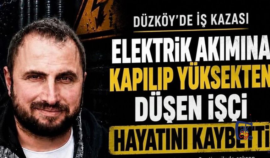 İş kazası can aldı.